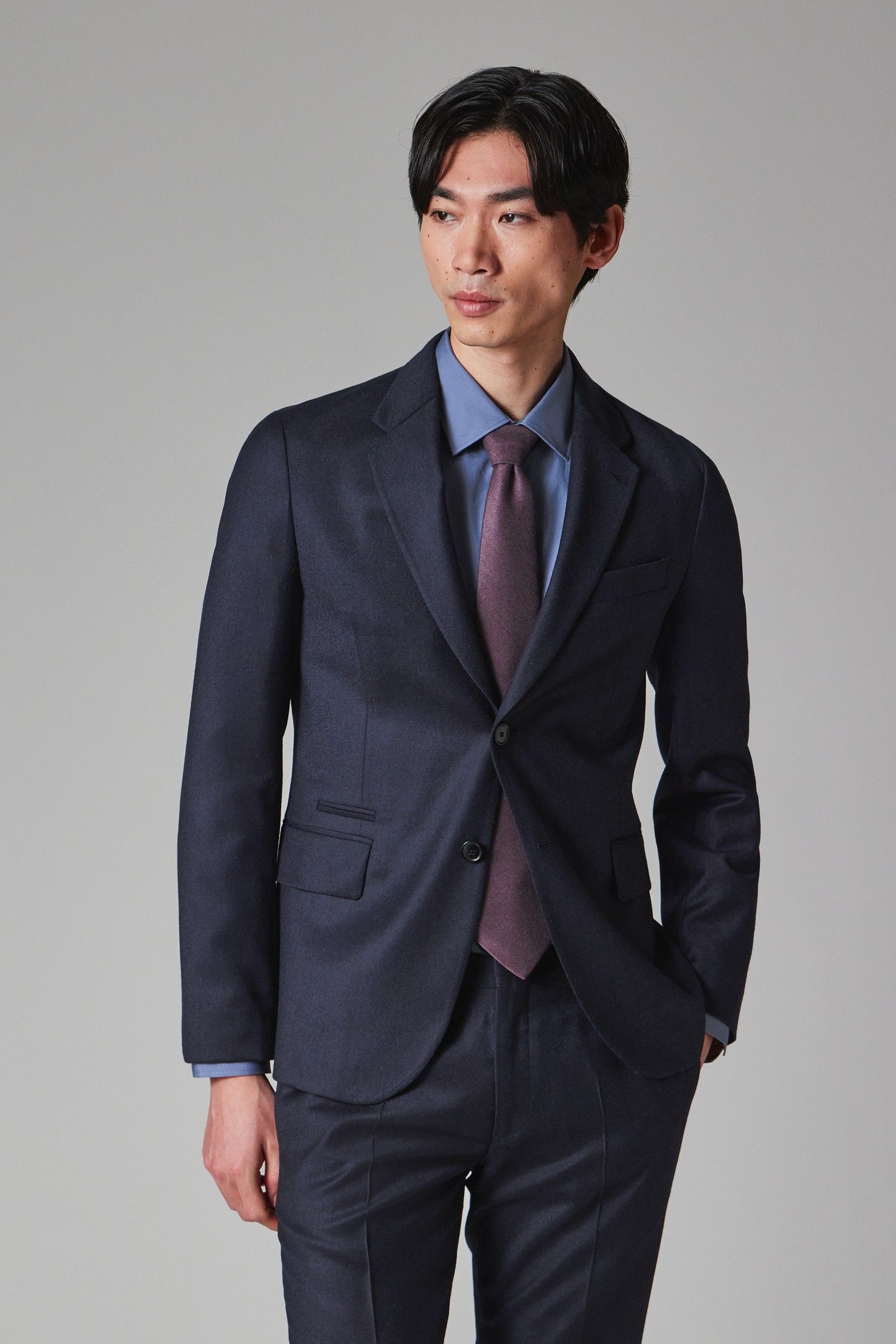 MENS 2 BUTTON JACKET NAVY 2
