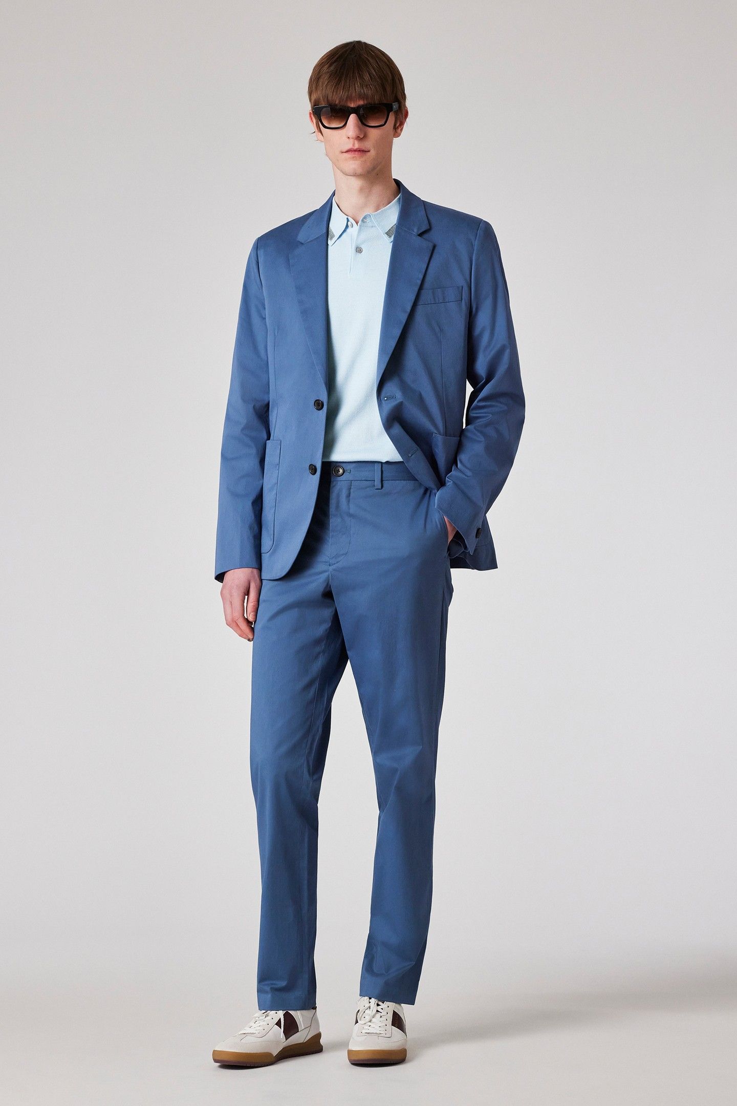 MENS BLAZER BUGGY LINED GREYISH BLUE 3