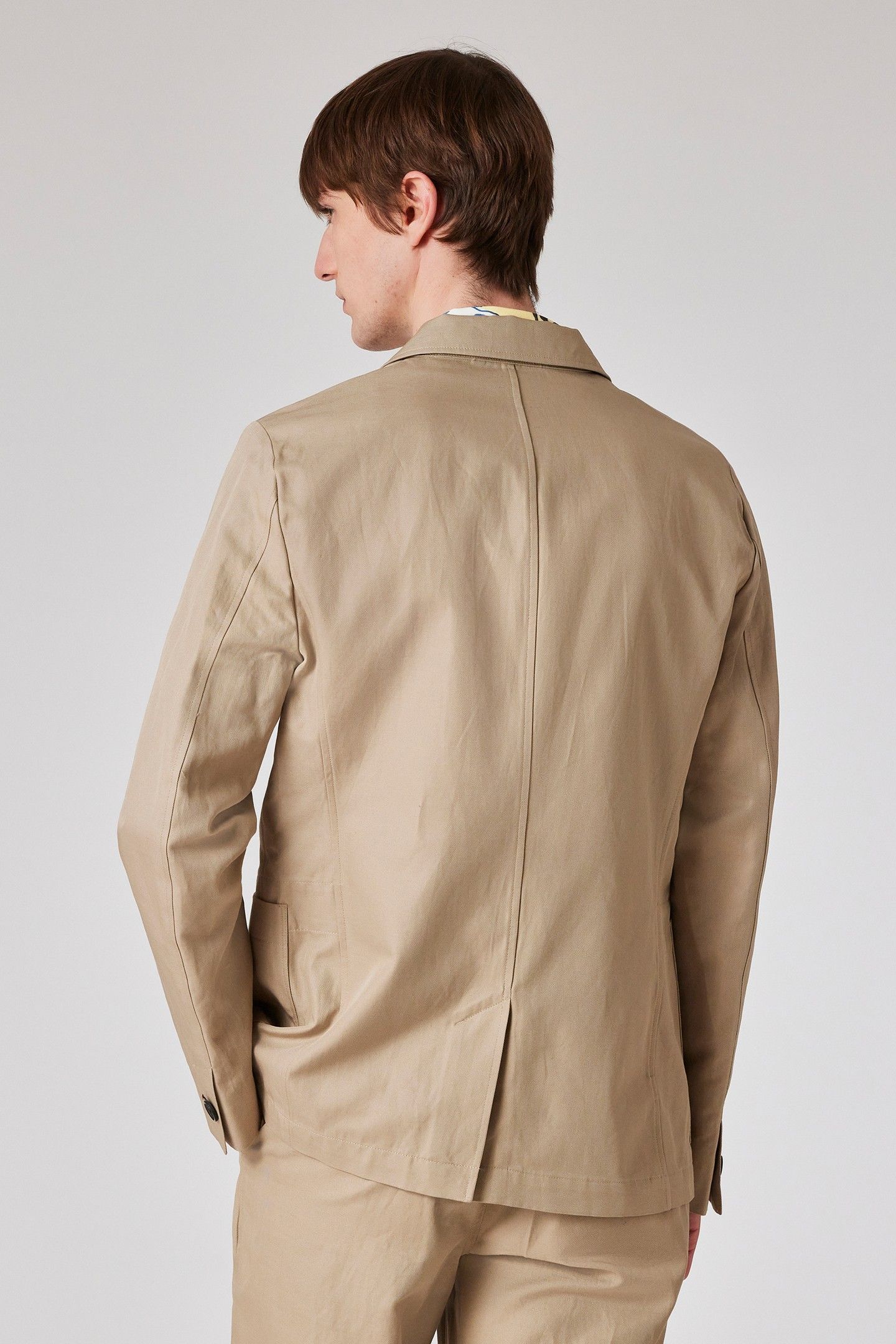 MENS 2 BTN JACKET MEDIUM BEIGE 2