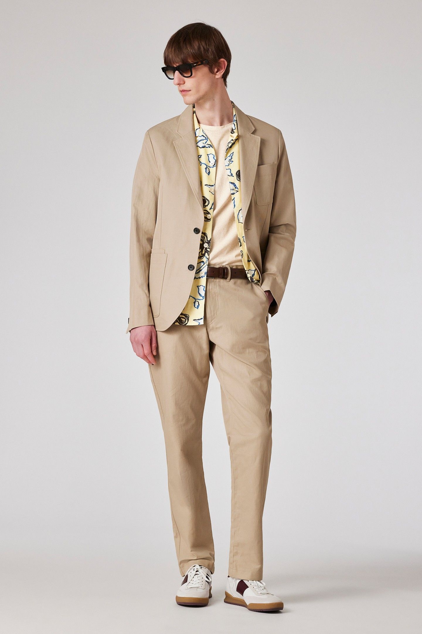 MENS 2 BTN JACKET MEDIUM BEIGE 3