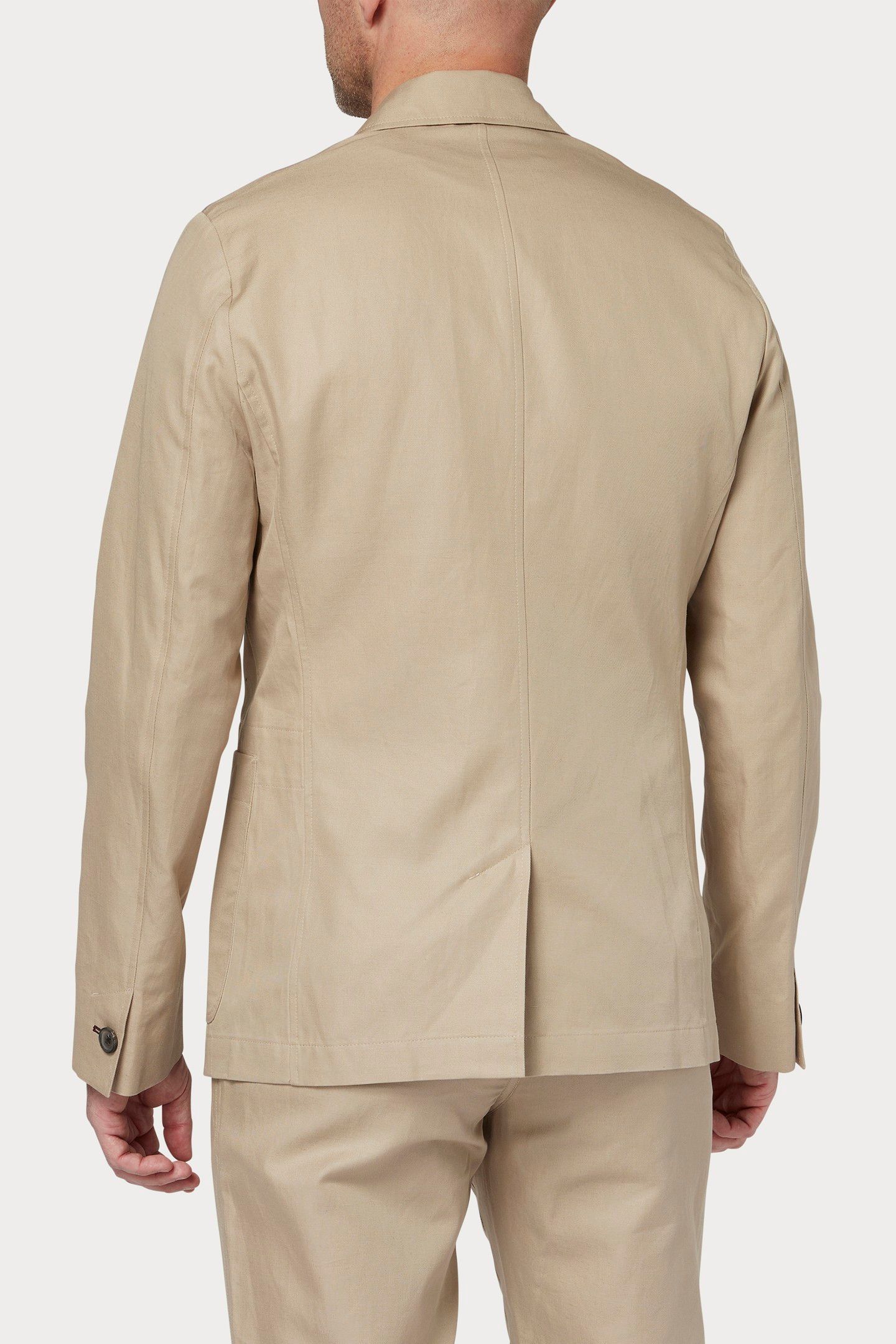 MENS 2 BTN JACKET MEDIUM BEIGE 5