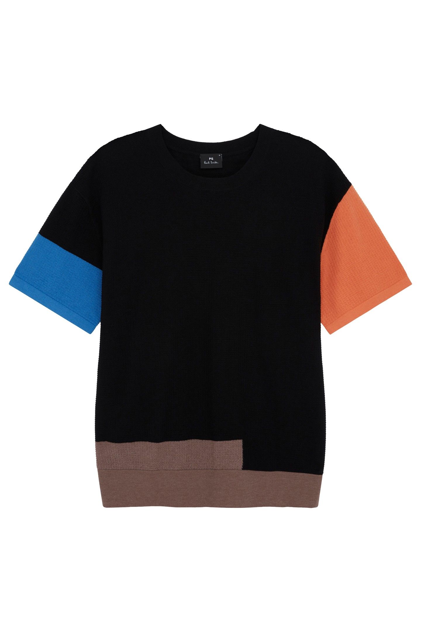 MENS SWEATER SS T SHIRT BLACK 3