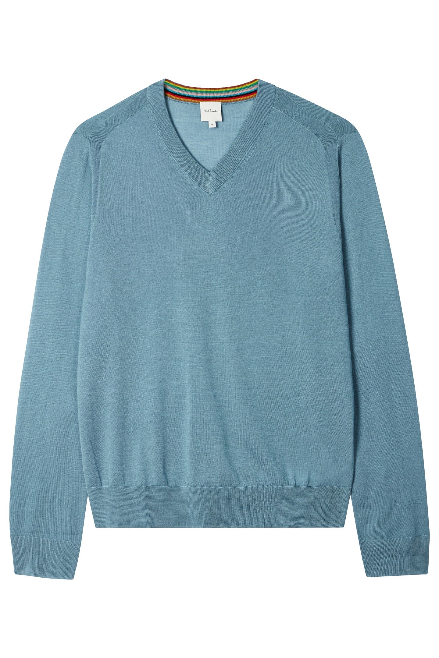 MENS SWEATER V NECK TURQUOISE 1