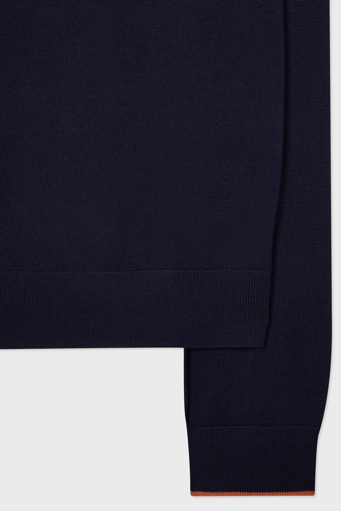 MENS SWEATER LS POLO SHIRT VERY DARK NAVY 6