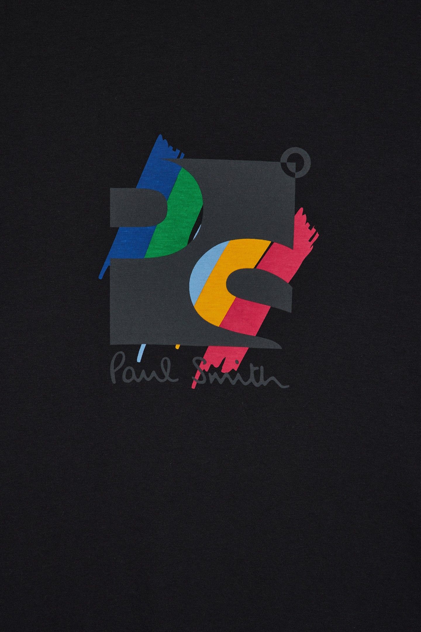 MENS REG FIT T SHIRT PS SQUARE BLACK 2