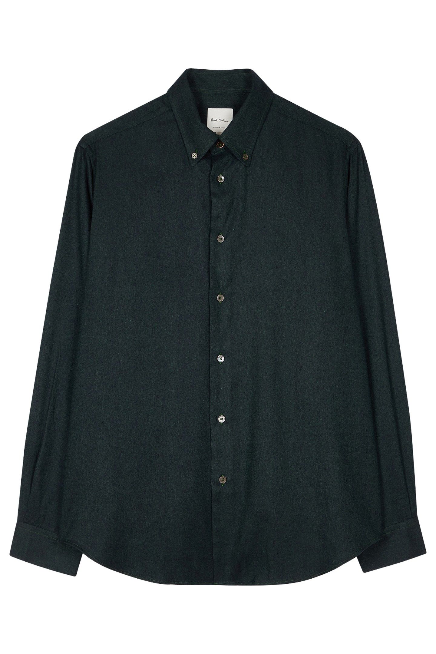 MENS S/C CASUAL FIT SHIRT VERY DARK GREEN 1