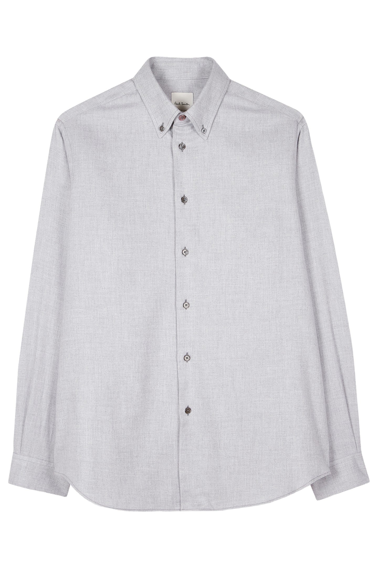 MENS S/C CASUAL FIT SHIRT GREY MELANGE 1