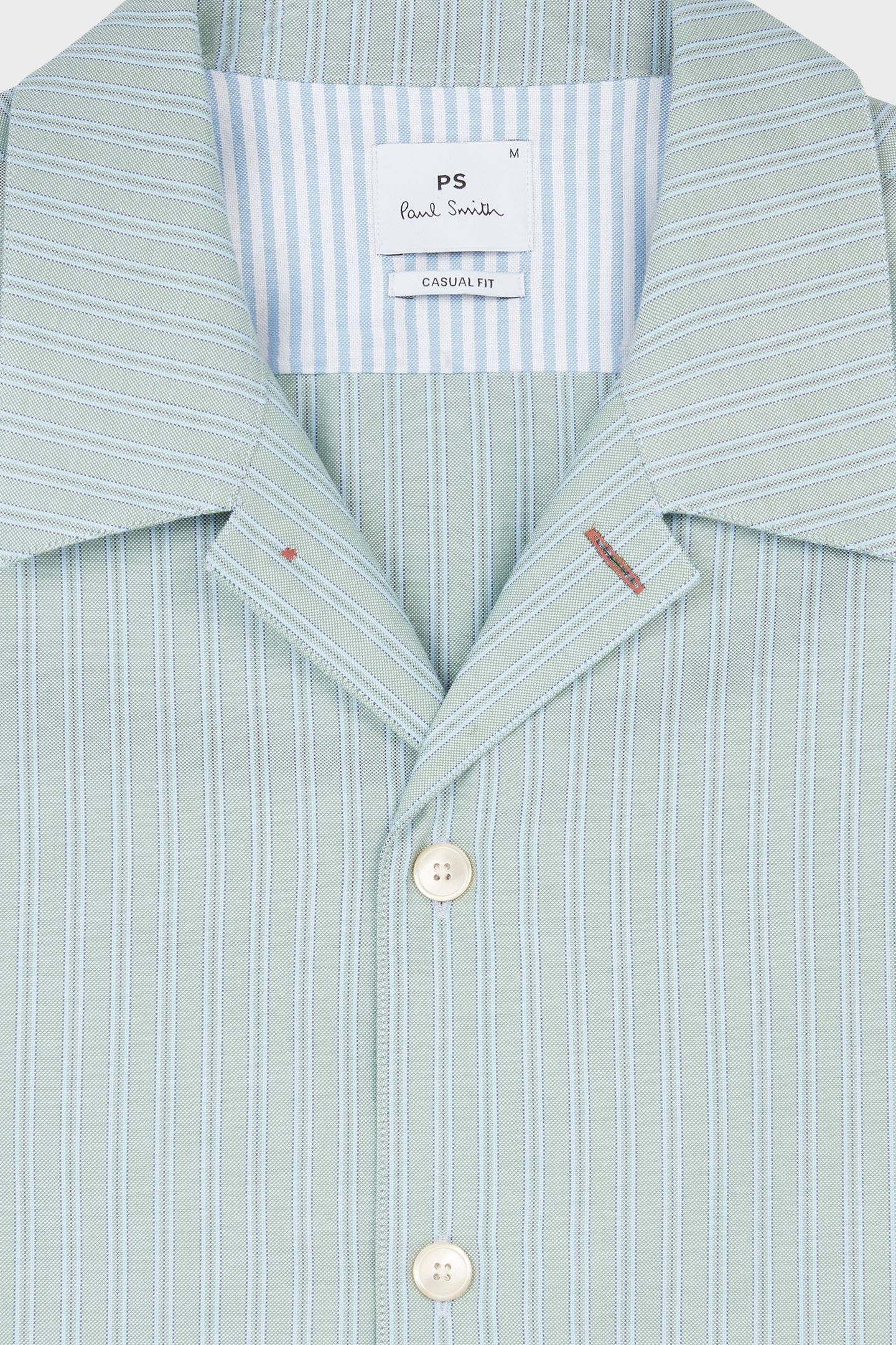 MENS SS CASUAL FIT SHIRT LT GREYISH GREEN 2