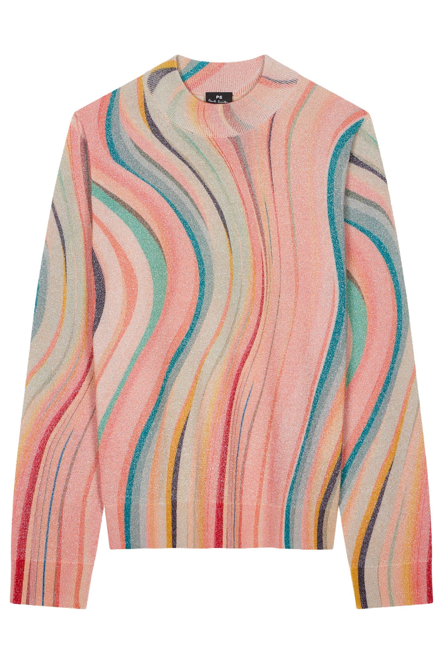 WOMENS KNITTED SWEATER TURTLE NECK MULTI COLOURED 1