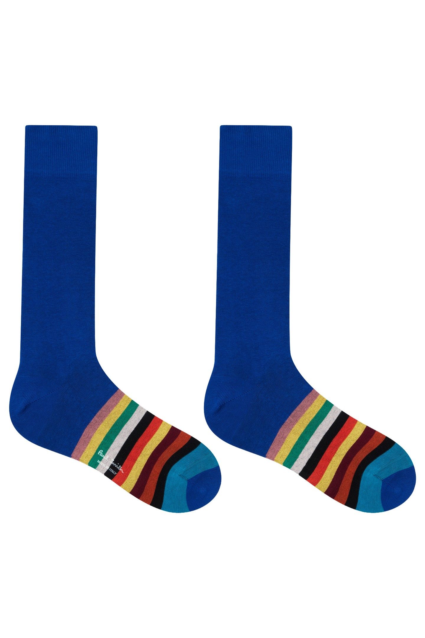 MENS SOCK CARTER STRIPE COBALT BLUE 2