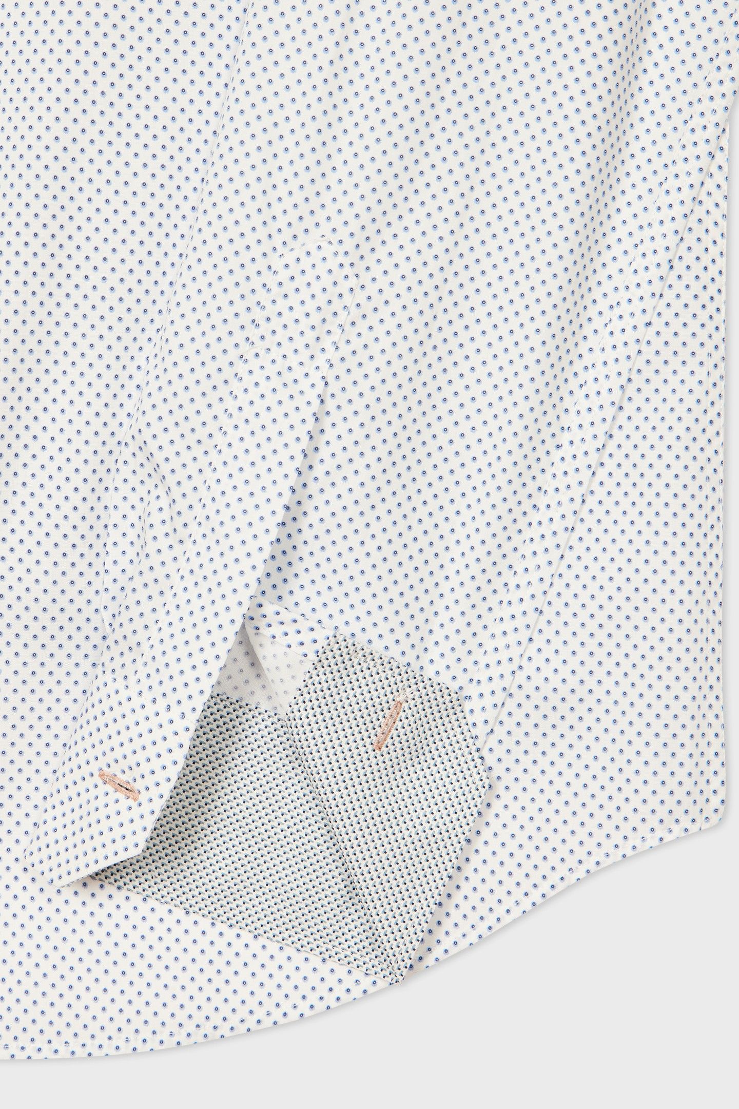 MENS S/C TAILORED FIT SHIRT WHITE 2
