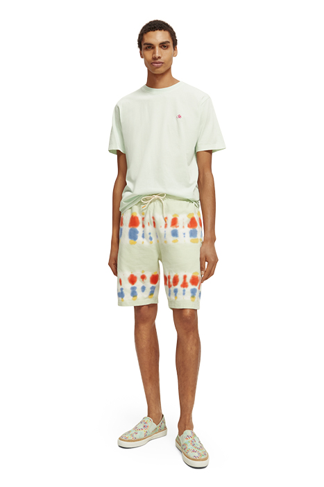 RELAXED TIE-DYE SWEATSHORTS MINT TIE DYE 6