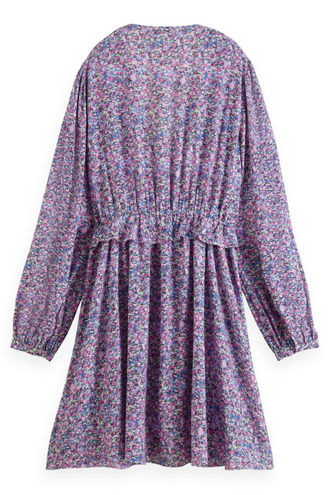 WRAPPED SHORT DRESS ROSARIA PURPLE 5