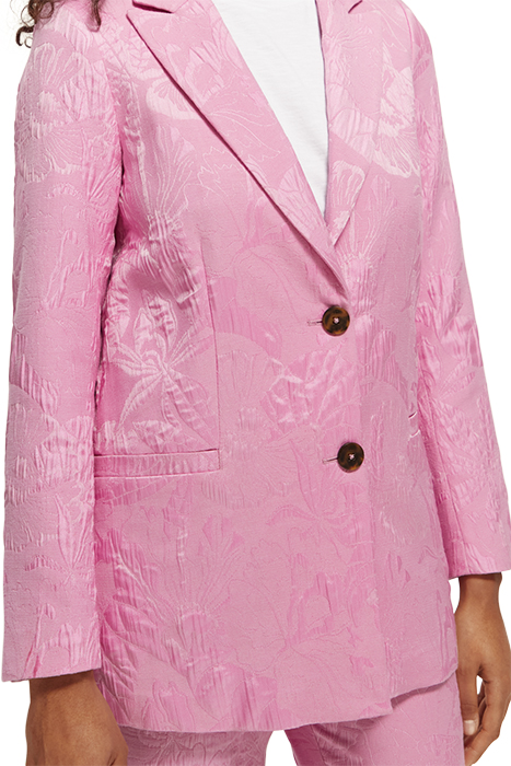 JACQUARD SINGLE BREASTED BLAZER ORCHID PINK 9