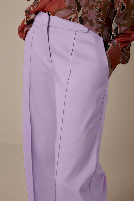 TROUSERS WIDE LEG CLASSIC STRETCH SOFT ORCHID 3