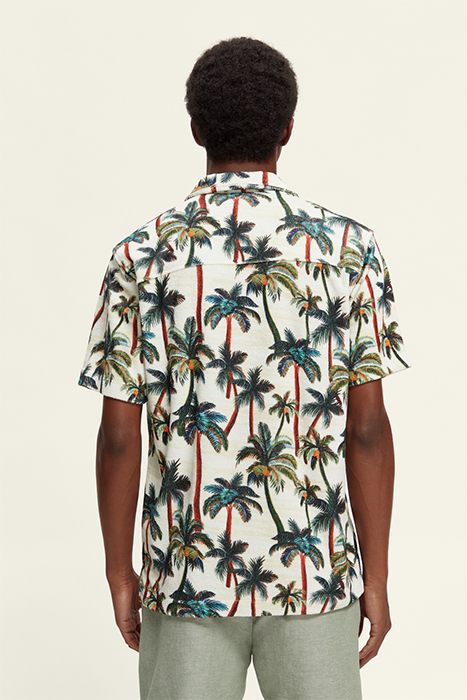 ALLOVER PRINTED TERRY SHIRT PALMTREES 4