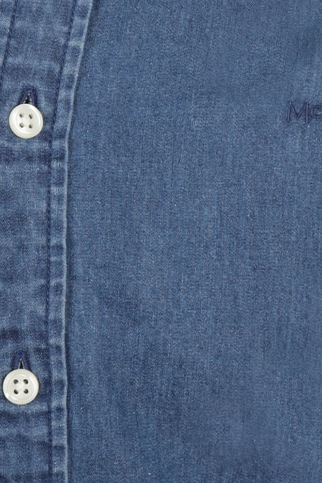 CHAMBRAY SHIRT MEDIUM BLUE 5