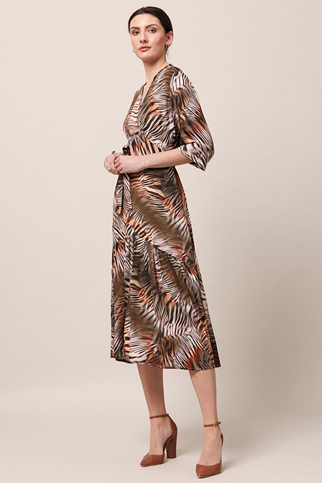 BEVERLY ZEBRA PRINT DRESS PRINT 4