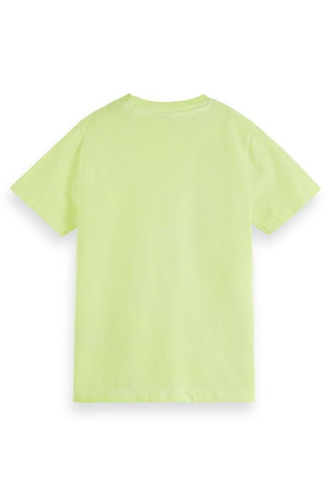 COTTON IN CONVERSION SHORT-SLEEVED GARMENT-DYED T-SHIRT NEON 2