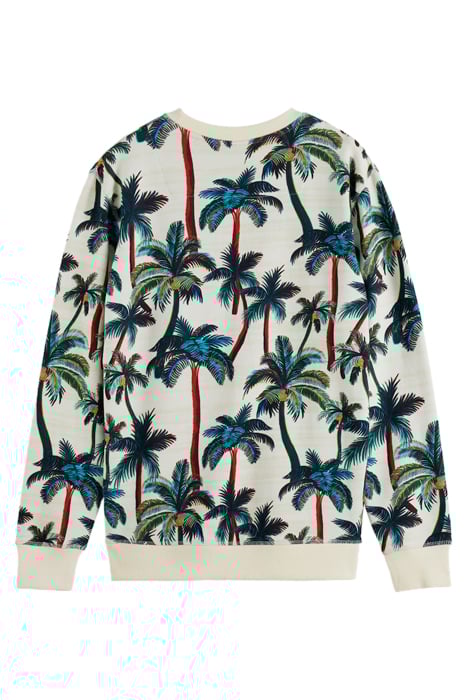 PRINTED SWEATSHIRT OFFWHITE PALMTREES AOP 2