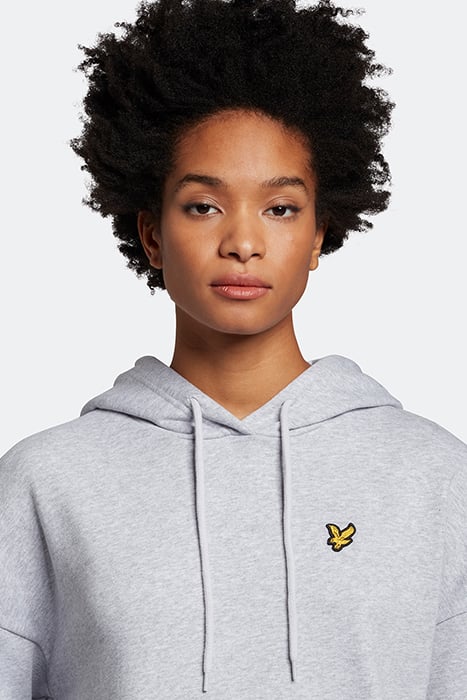 OVERSIZED HOODIE LIGHT GREY MARL 5