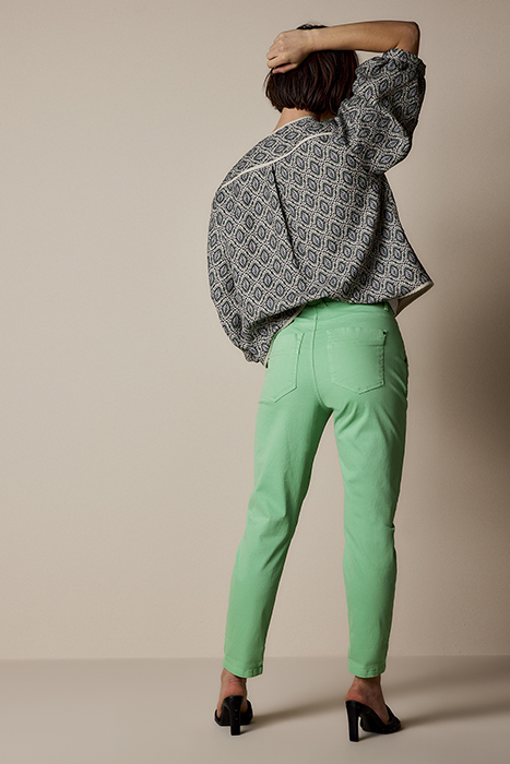 TAPERED PANT FINE TWILL SOFT EMERALD 3