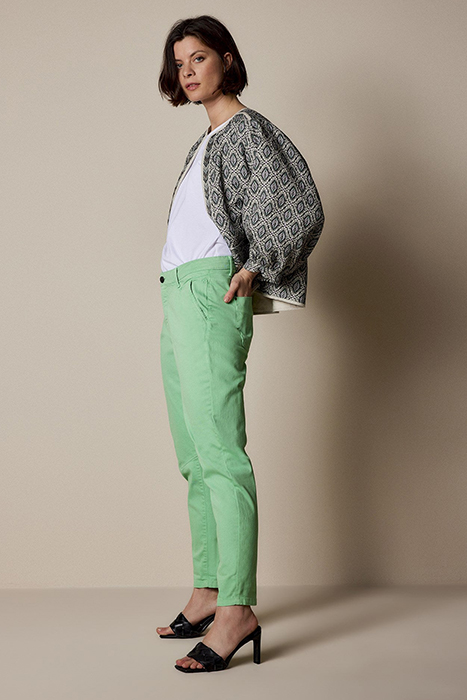 TAPERED PANT FINE TWILL SOFT EMERALD 2
