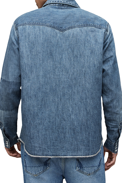 SOLAR SHIRT WASHED INDIGO 2