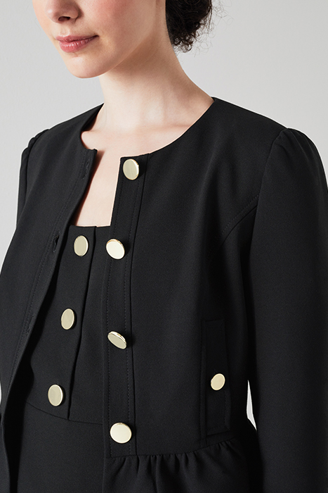 FOLLY CROPPED JACKET BLACK 9