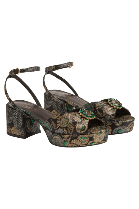 BRITTANY SANDAL BLACK MIX 2