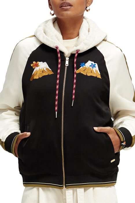 SOUVENIR JACKET IN VISCOSE (ECOVERO™) BLACK 8