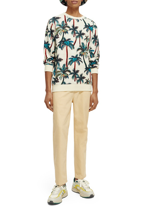PRINTED SWEATSHIRT OFFWHITE PALMTREES AOP 5