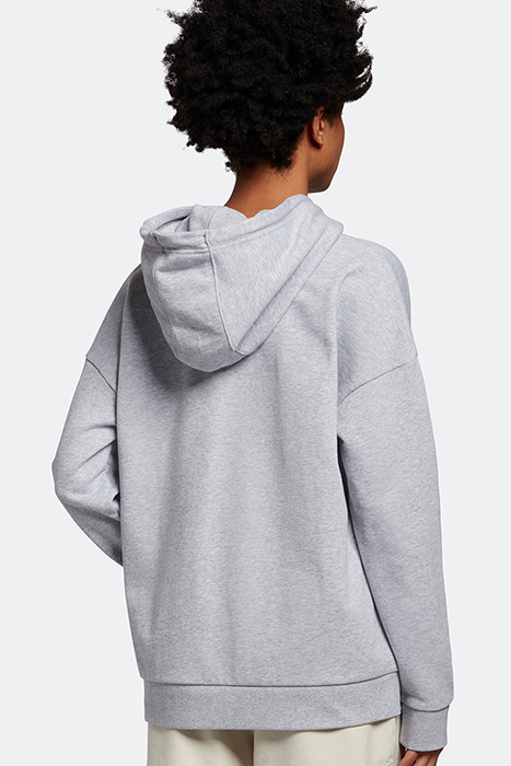 OVERSIZED HOODIE LIGHT GREY MARL 2