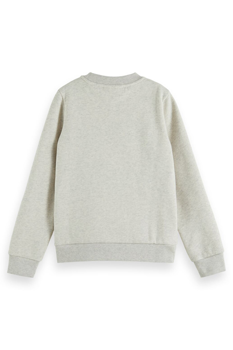 REGULAR-FIT ARTWORK SWEATSHIRT ECRU MELANGE 2