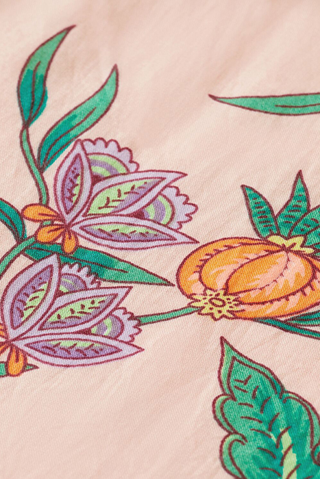 ALL-OVER PRINTED SMOCK DETAIL SKIRT FLOWER GARDEN 3