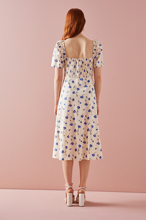 PHELIA MIDI DRESS CREAM 3