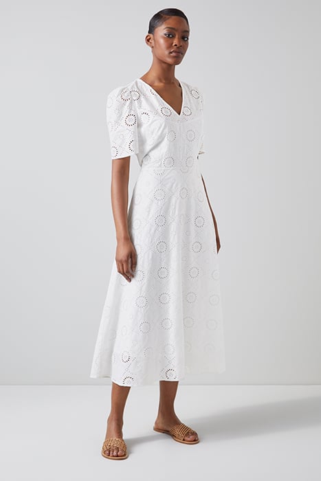 JANE MIDI DRESS WHITE 4