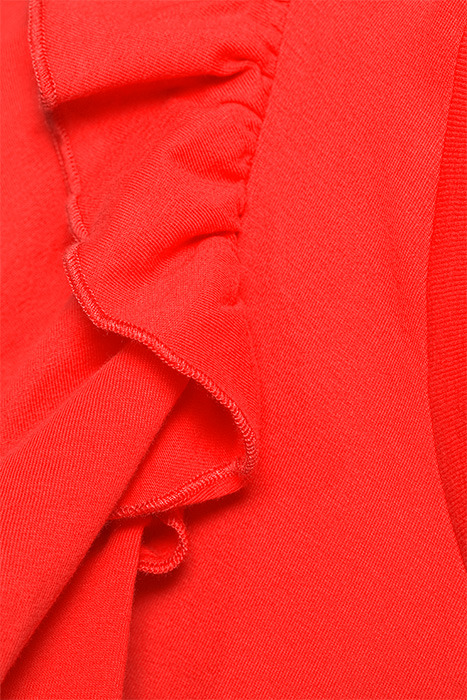 TOP COTTON SINGLE JERSEY GARMENT DYED MANDARIN 6