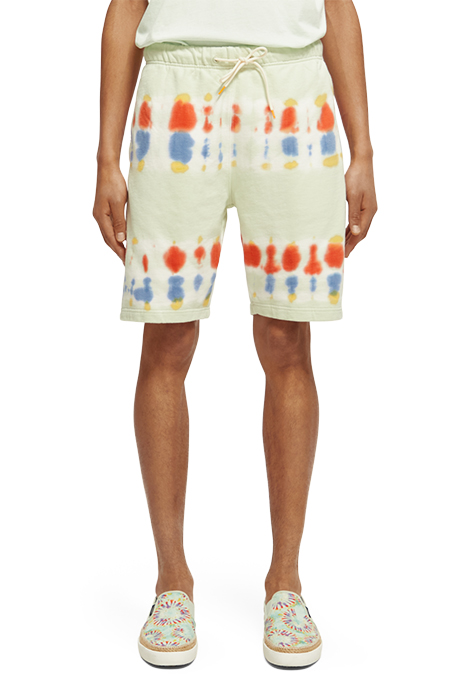 RELAXED TIE-DYE SWEATSHORTS MINT TIE DYE 3