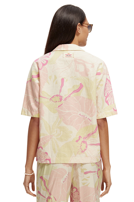 CAMP SHIRT WITH PRINT VONDELFIELD BLOSSOM 4