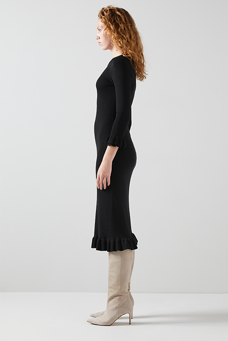 RACHEL MIDI DRESS BLACK 6
