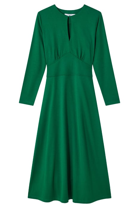 SERA MIDI DRESS DARK GREEN 3
