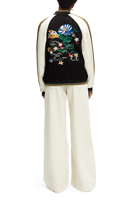 SOUVENIR JACKET IN VISCOSE (ECOVERO™) BLACK 7