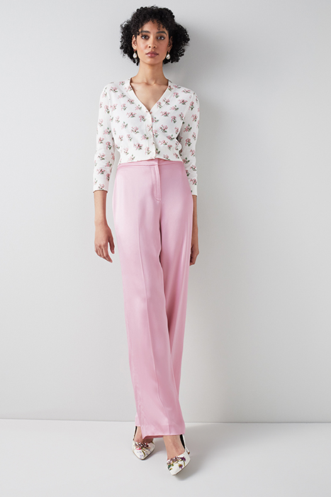 ROSE WIDE-LEG & FLARED JEANS  PINK 4