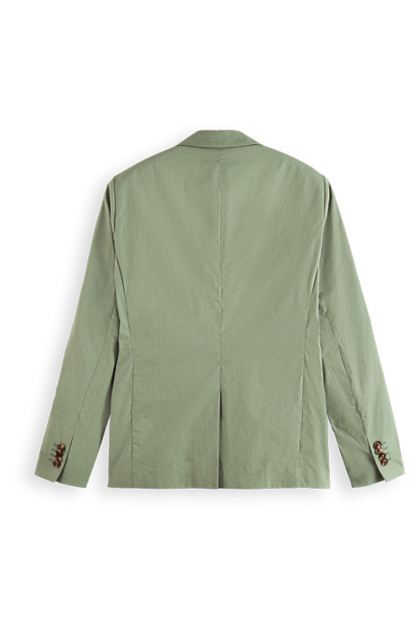 UNCONSTRUCTED DRESSED POPLIN BLAZER ARMY 2