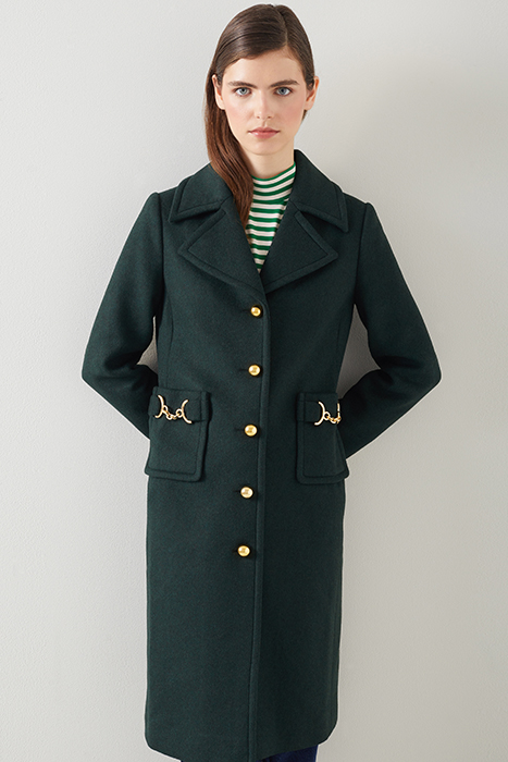 SPENCER SINGLE BREASTED COAT FOREST 5