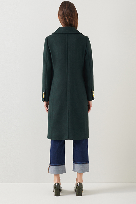 SPENCER SINGLE BREASTED COAT FOREST 2