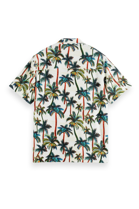 ALLOVER PRINTED TERRY SHIRT PALMTREES 2