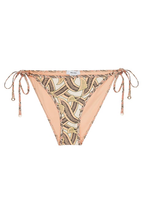 PEONIE BIKINI BOTTOM PINK PRINT 4
