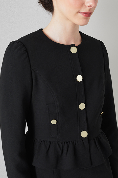 FOLLY CROPPED JACKET BLACK 10
